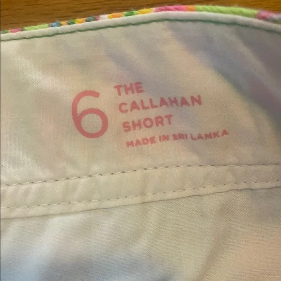 Lilly Pulitzer Blue and Pink The Callahan Short Vibrant Tropical Print Woman 6 - Picture 4 of 7